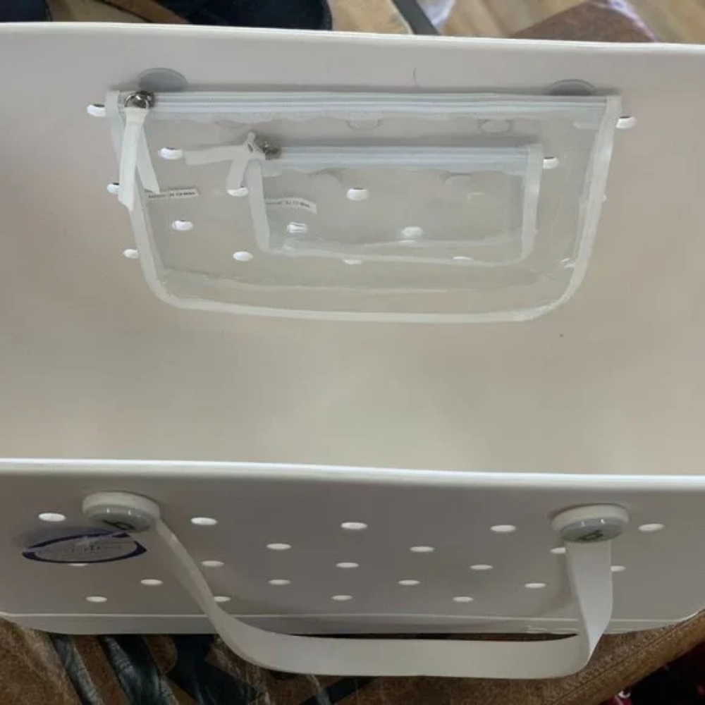 NWT Bogg Bag Original - For Shore White - Picture 2 of 3